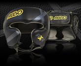 Reevo RXR Leather Headgear with Cheek Protection